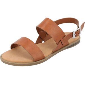 Journee Collection Womens Lavine Slingback Strap Flat Sandals